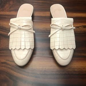 J.Crew Croc Mules- *BRAND NEW*